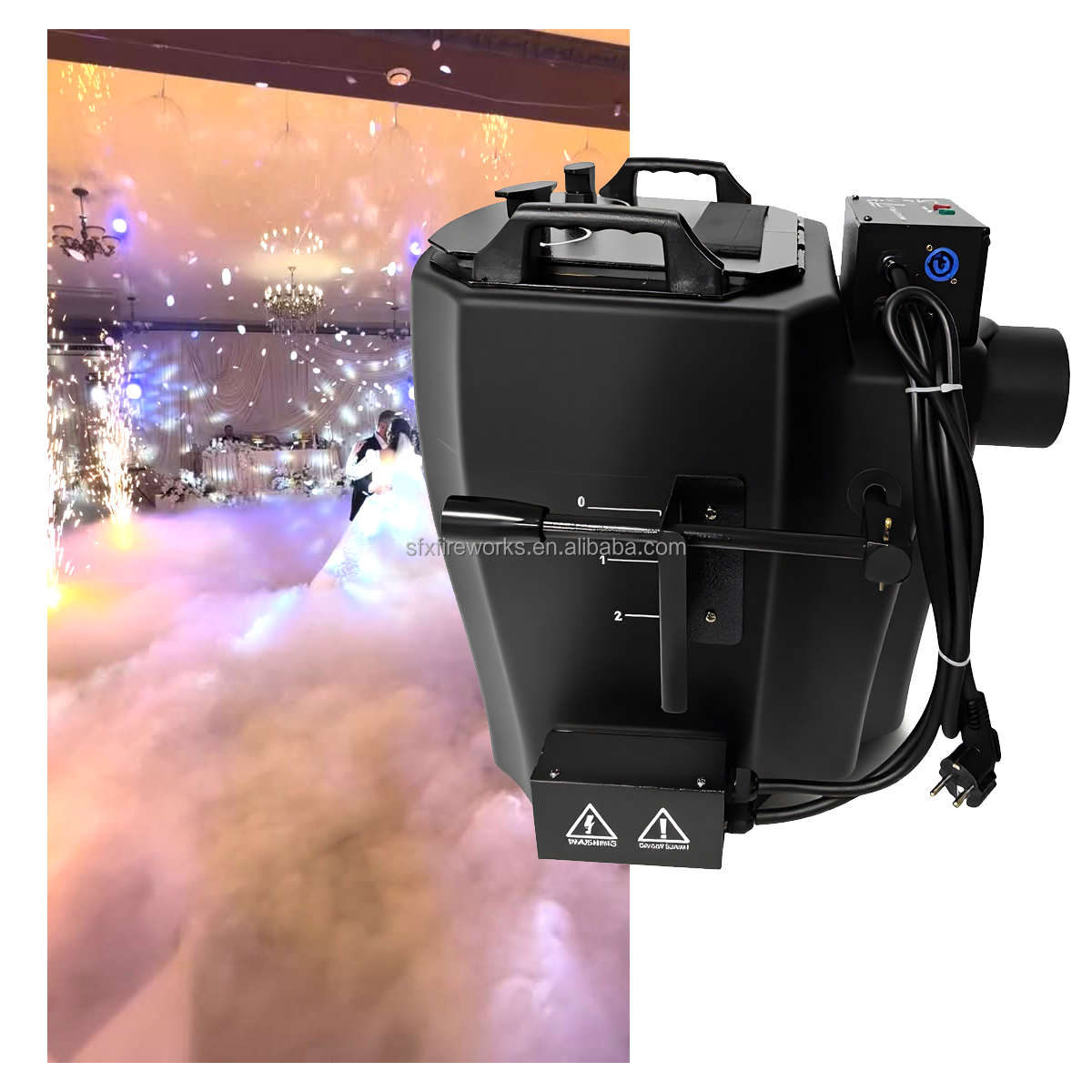 Heavy Equipment In Chinese - 6000W Dry Ice Low Fog Machine