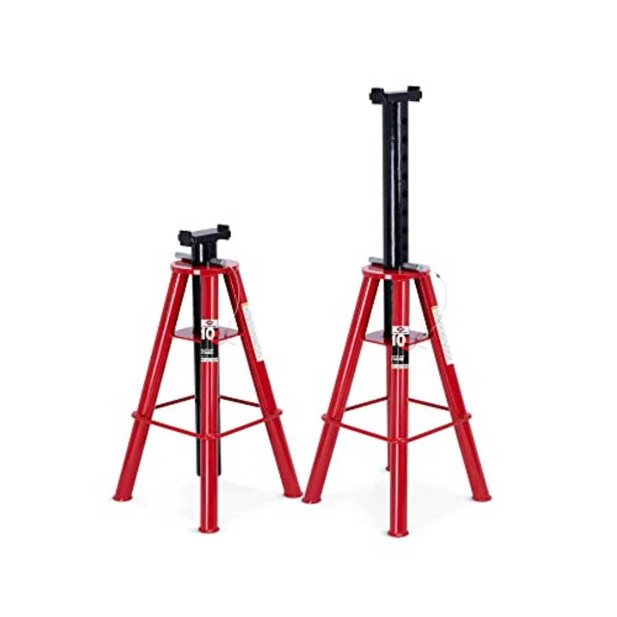 Heavy Equipment Jack Stands - 10 Ton Jack Stand Set -
