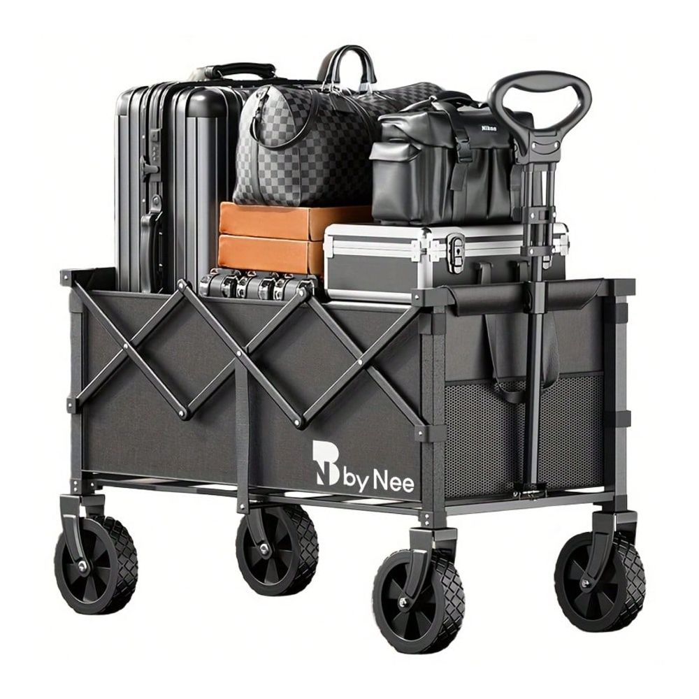 Heavy Equipment Trailer - 1 Pc Collapsible Foldable Wagon Cart,