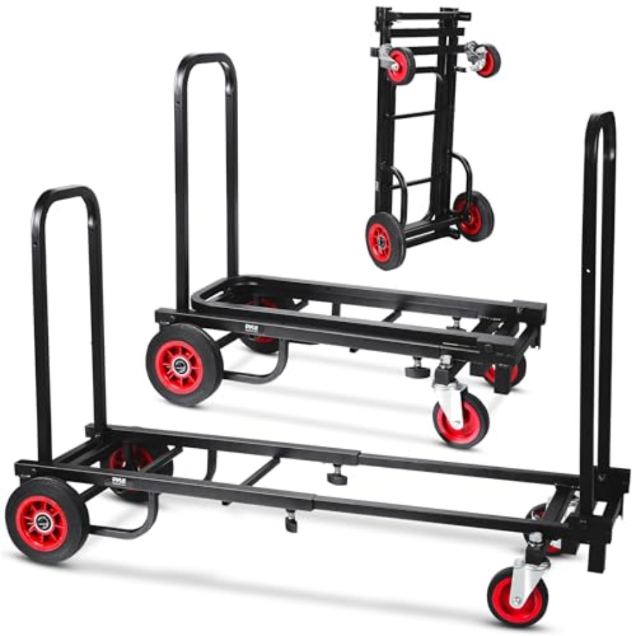Heavy Equipment Truck - Compact Folding Adjustable Equipment Dolly -