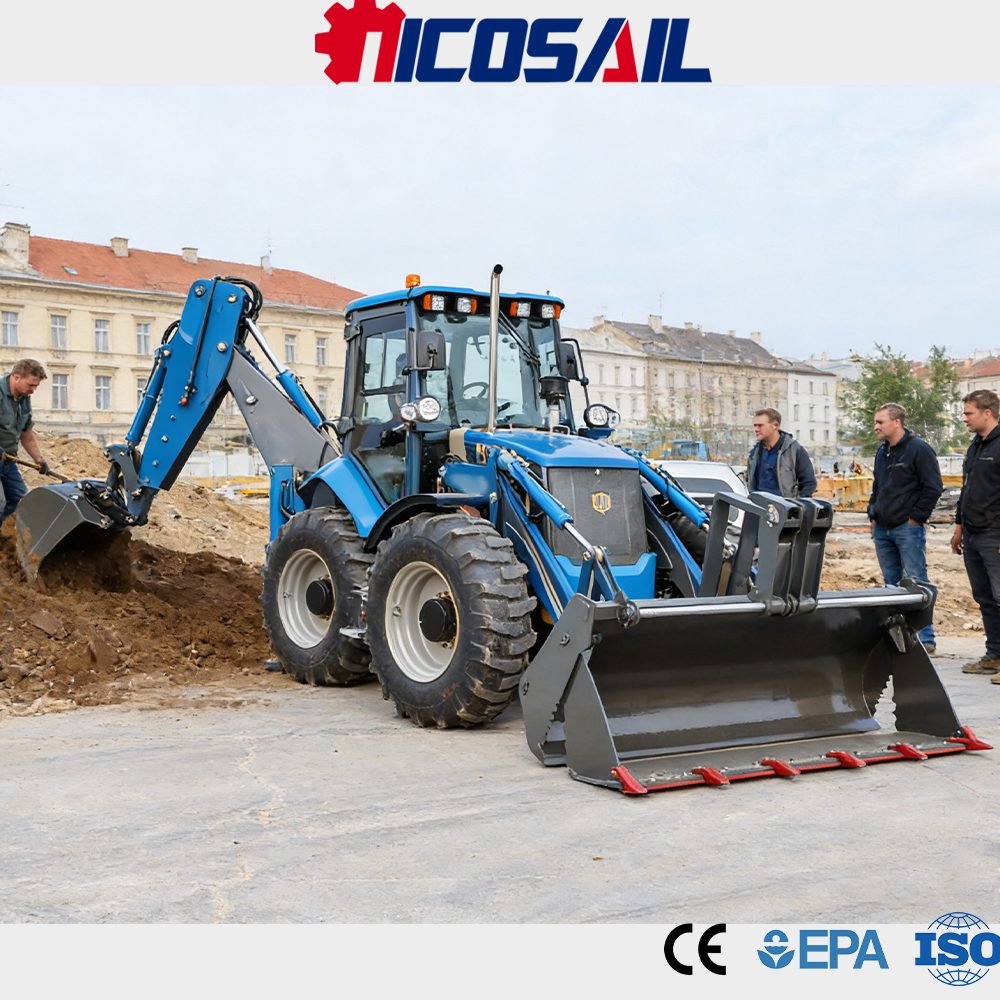 Tractor Backhoe - Construction Backhoe Loader CE Certified Euro
