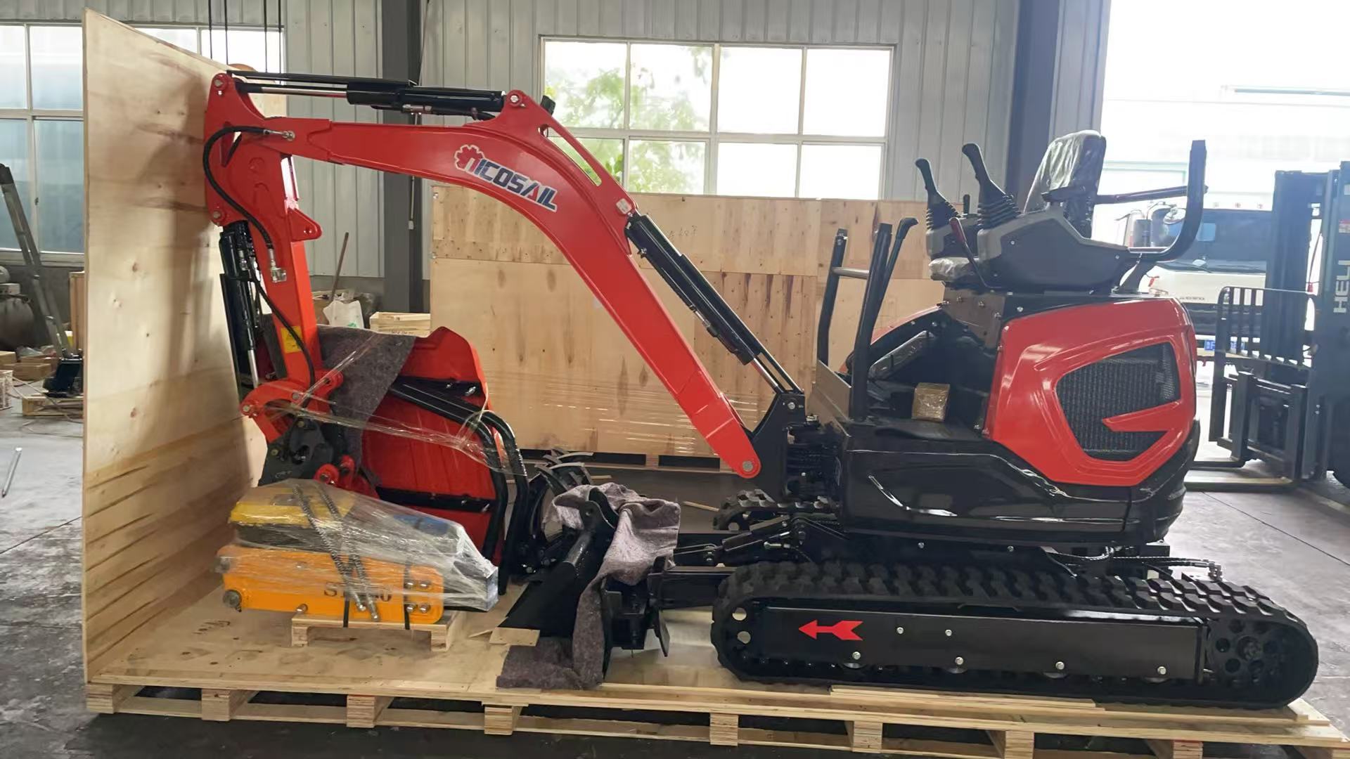 Heavy Equipment In Chinese - Chinese Tailless Mining Excavators 1.5T 1.7T