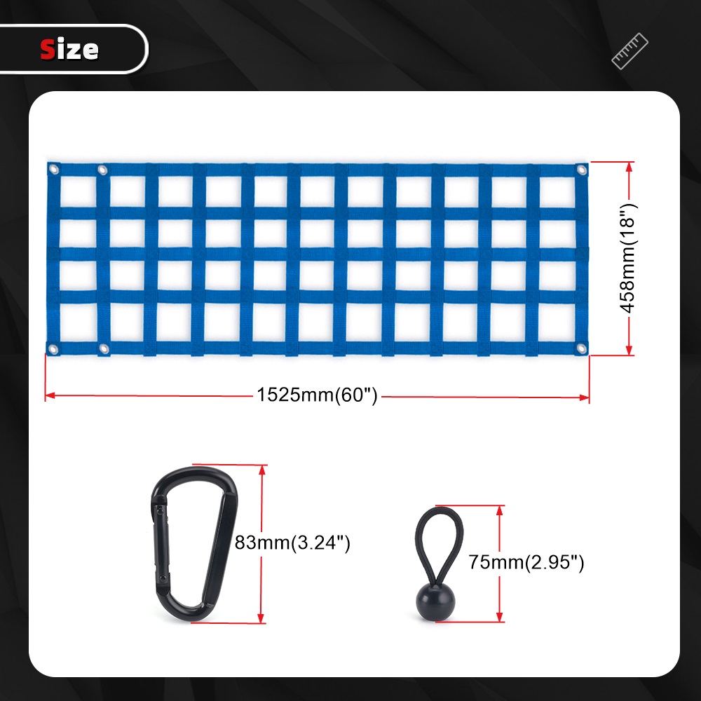 RASTP-Truck Tailgate Net 60''x - Heavy Equipment Trailer incelemesi ve fiyatı