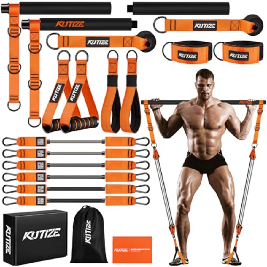 Pilates Bar Kit with Resistanc - Heavy Equipment Usa incelemesi ve fiyatı