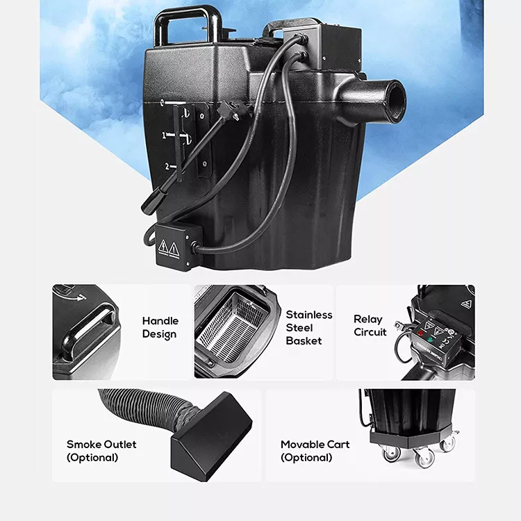 3500W Low Lying Dry Ice Fog Ma - Heavy Equipment In Chinese incelemesi ve fiyatı