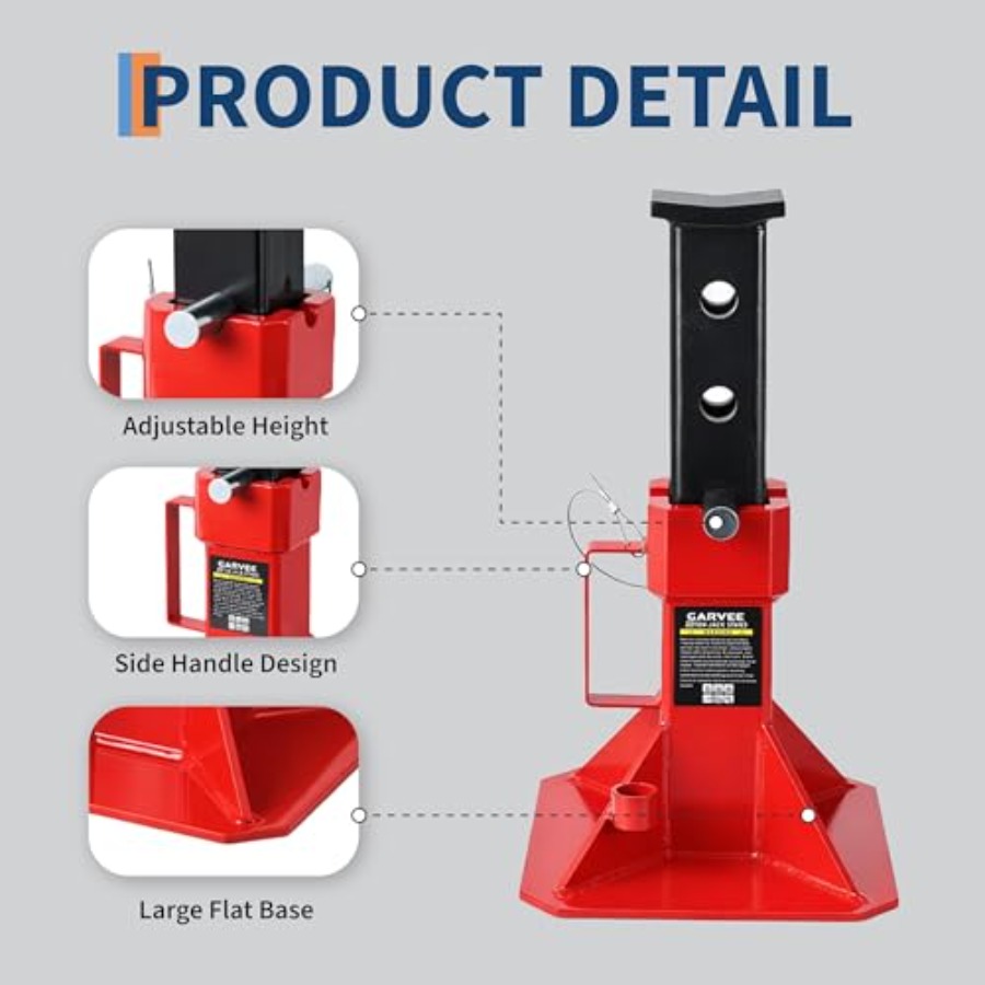 22 Ton Jack Stands for Trucks  - Heavy Equipment Jack Stands incelemesi ve fiyatı