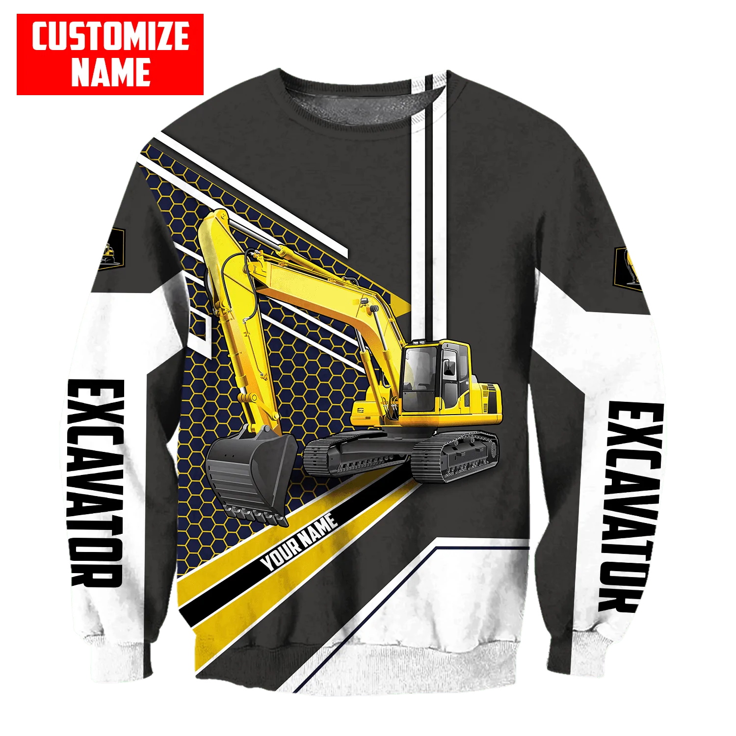 Customized Name Excavator Heav - Heavy Equipment Names incelemesi ve fiyatı