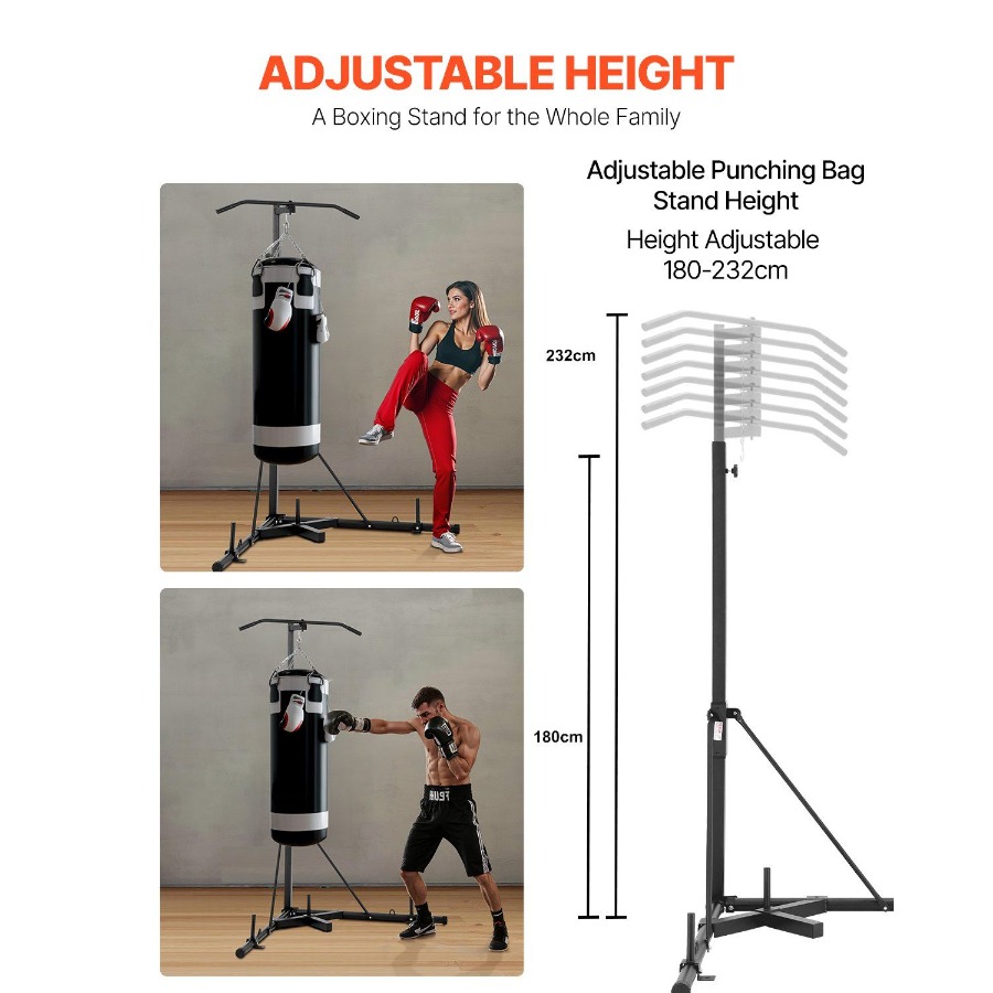 2 in 1 Punching Bag Stand Stee - Heavy Equipment Usa incelemesi ve fiyatı
