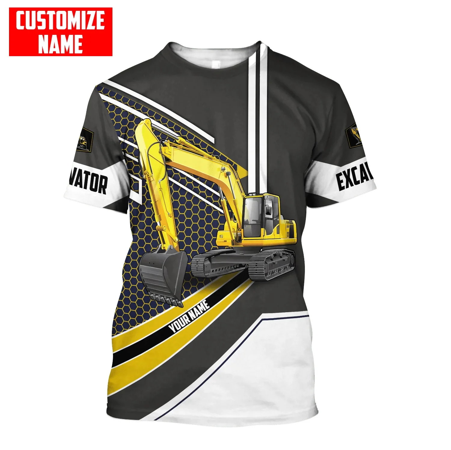Personalized Name Excavator He - Heavy Equipment Names incelemesi ve fiyatı