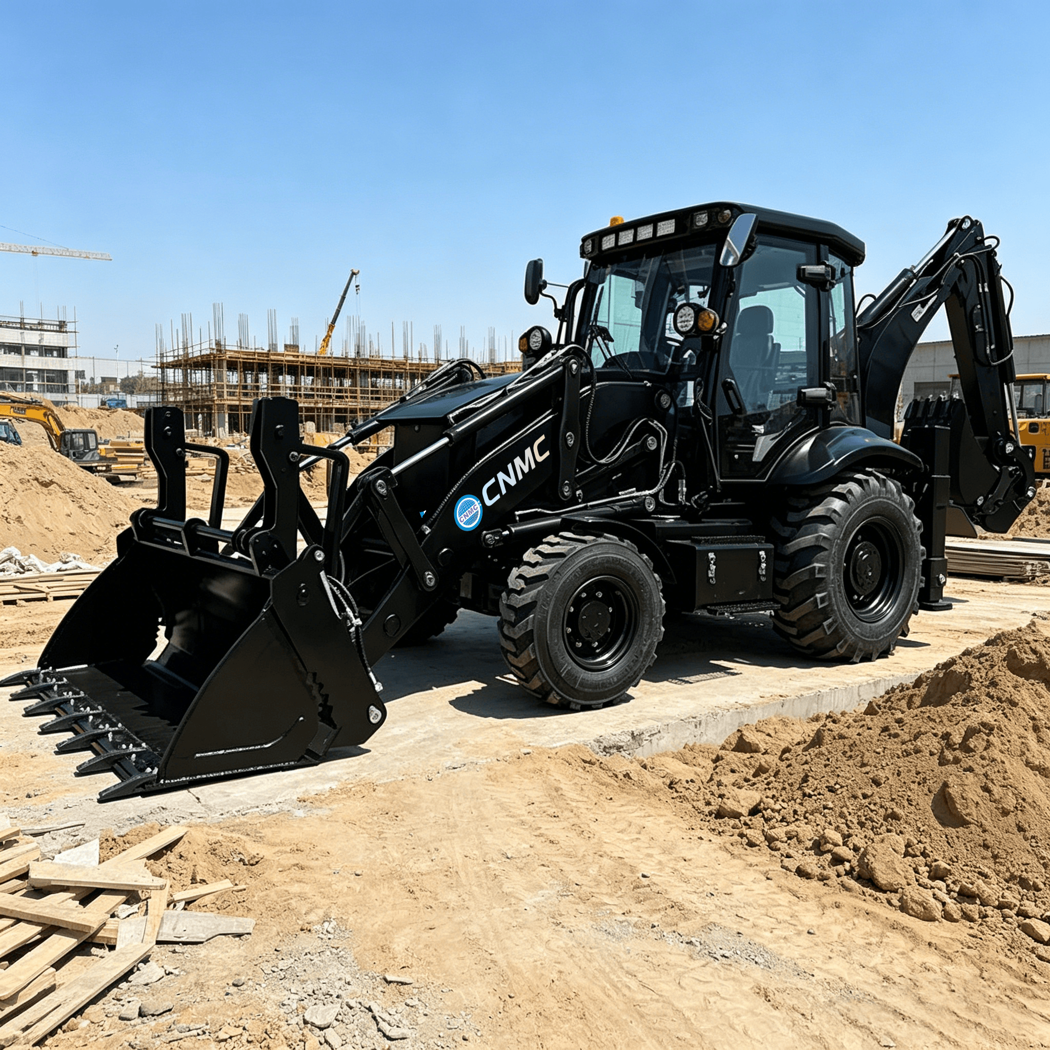 CN35-45 10 Tons 4x4 Wheel Load - Tractor Backhoe incelemesi ve fiyatı