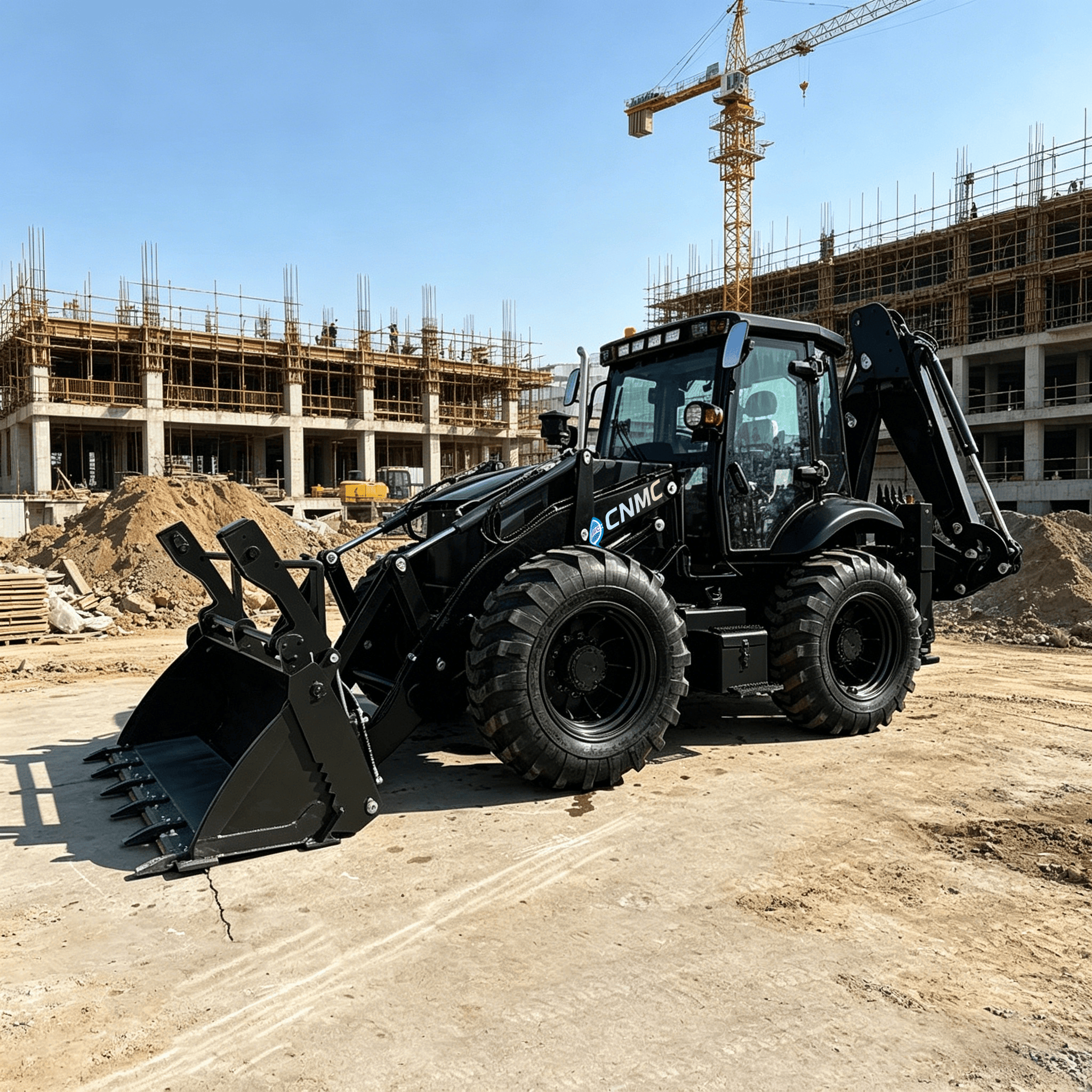CN35-45 10 Tons 4x4 Wheel Load - Tractor Backhoe incelemesi ve fiyatı