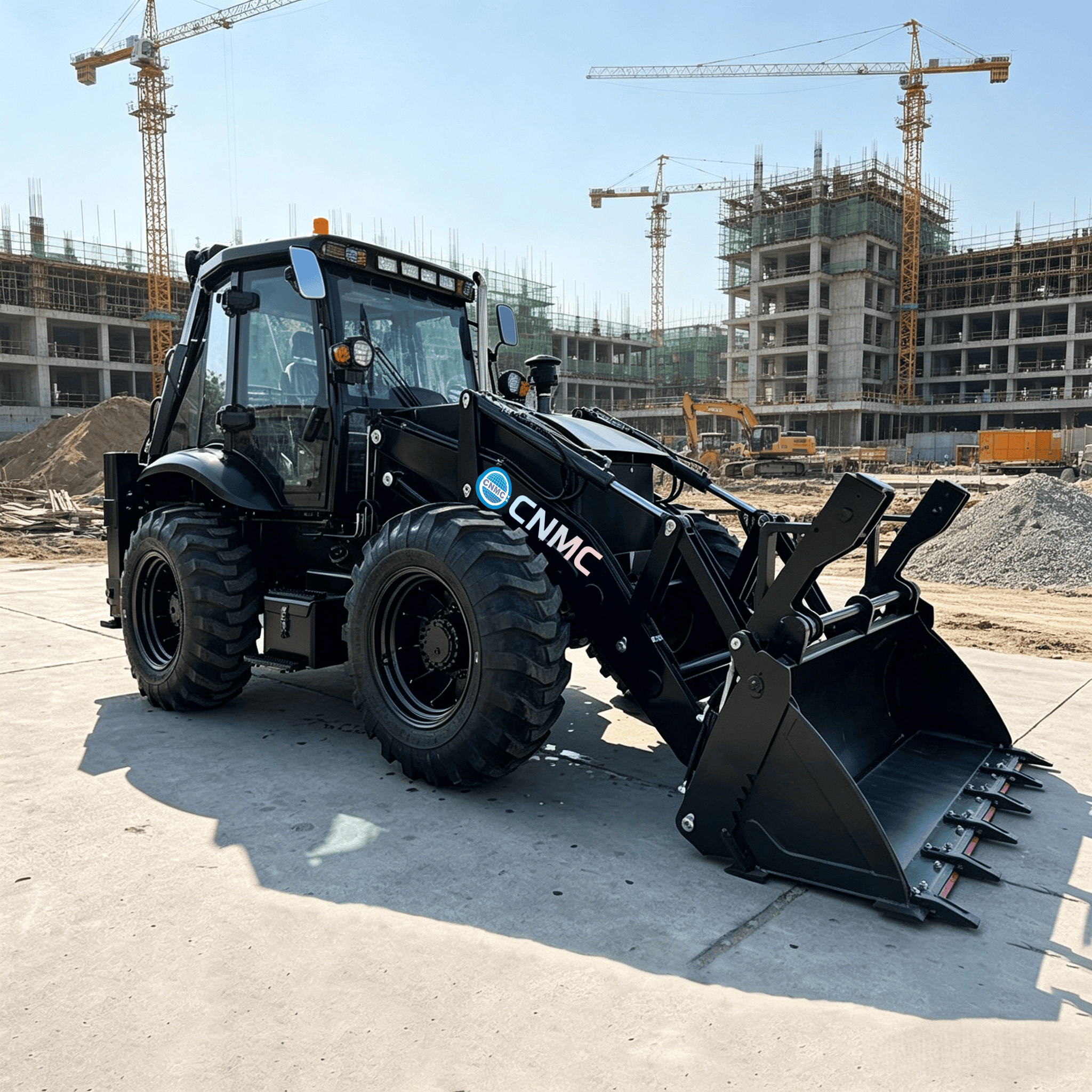 CN35-45 10 Tons 4x4 Wheel Load - Tractor Backhoe incelemesi ve fiyatı