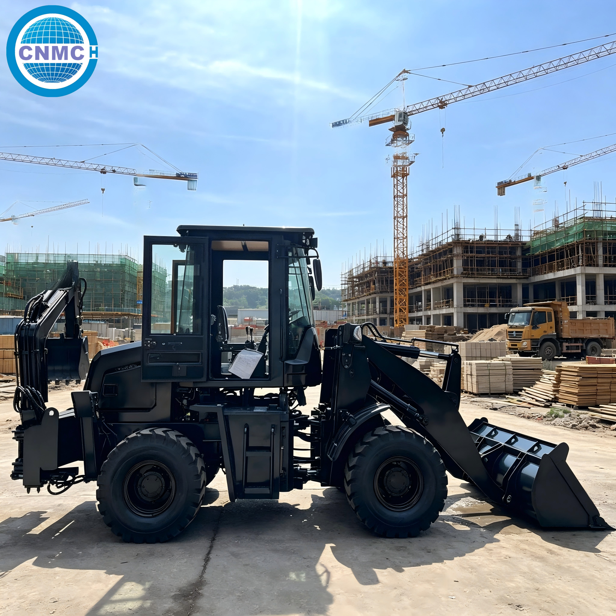 CN10-80 4x4 Wheel Excavator Lo - Tractor Backhoe incelemesi ve fiyatı