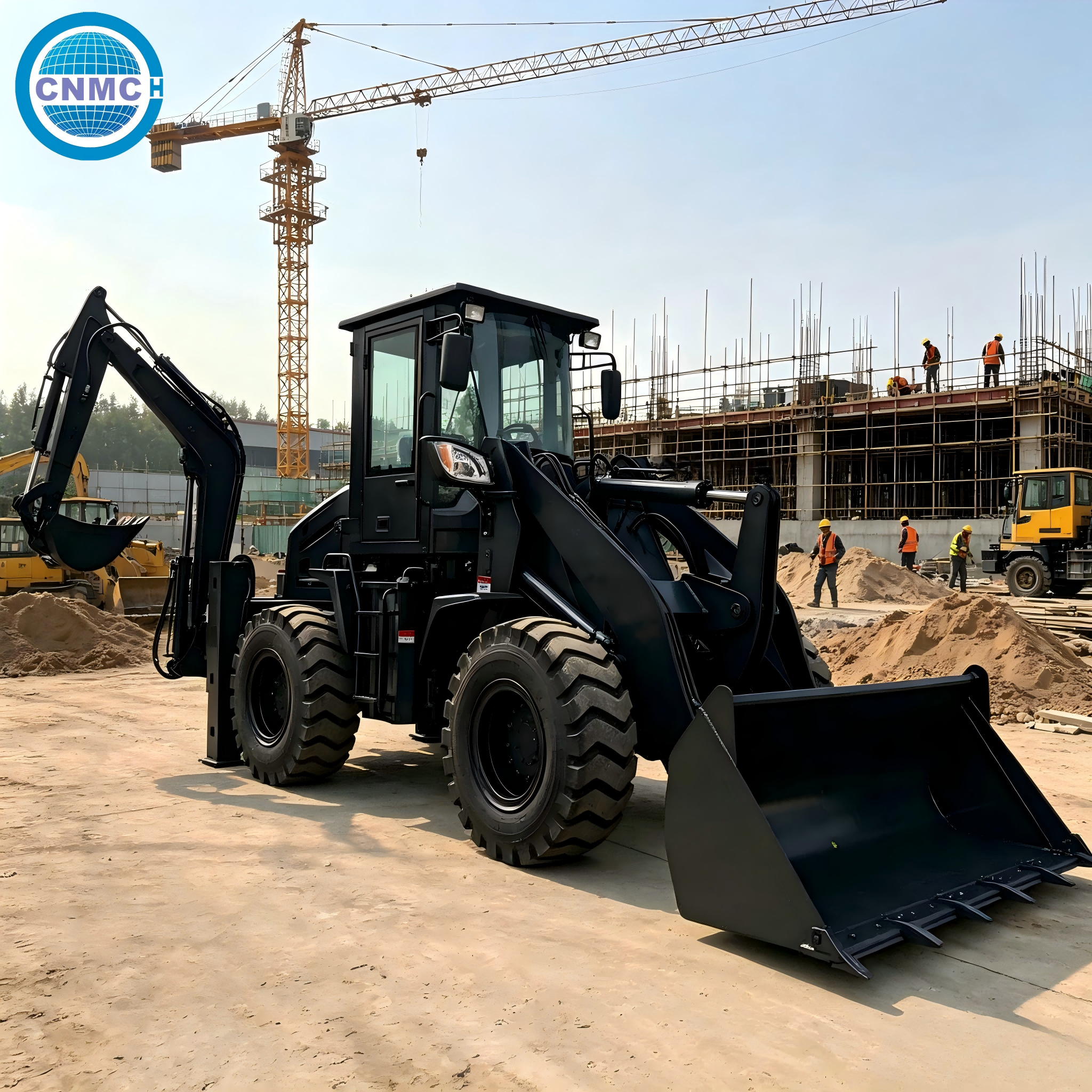 CN10-80 4x4 Wheel Excavator Lo - Tractor Backhoe incelemesi ve fiyatı