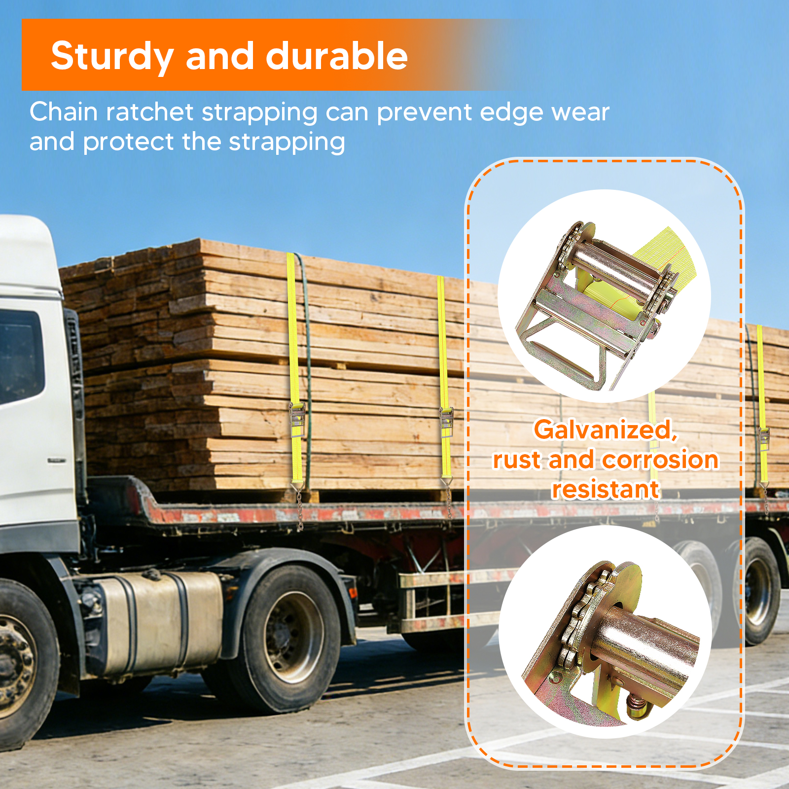 4Pcs Heavy Equipment Tie-Downs - Heavy Equipment Tires incelemesi ve fiyatı