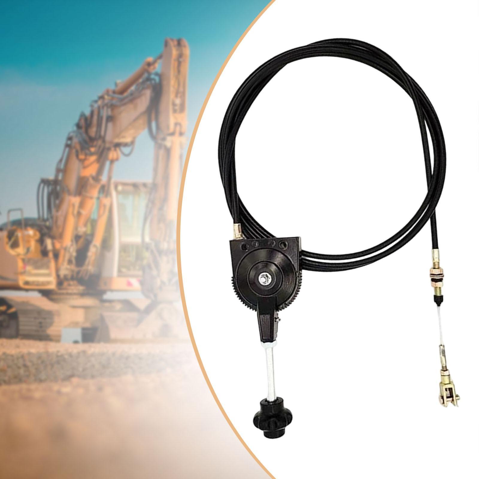 Excavator Manual Throttle Cabl - Heavy Equipment Mixer incelemesi ve fiyatı