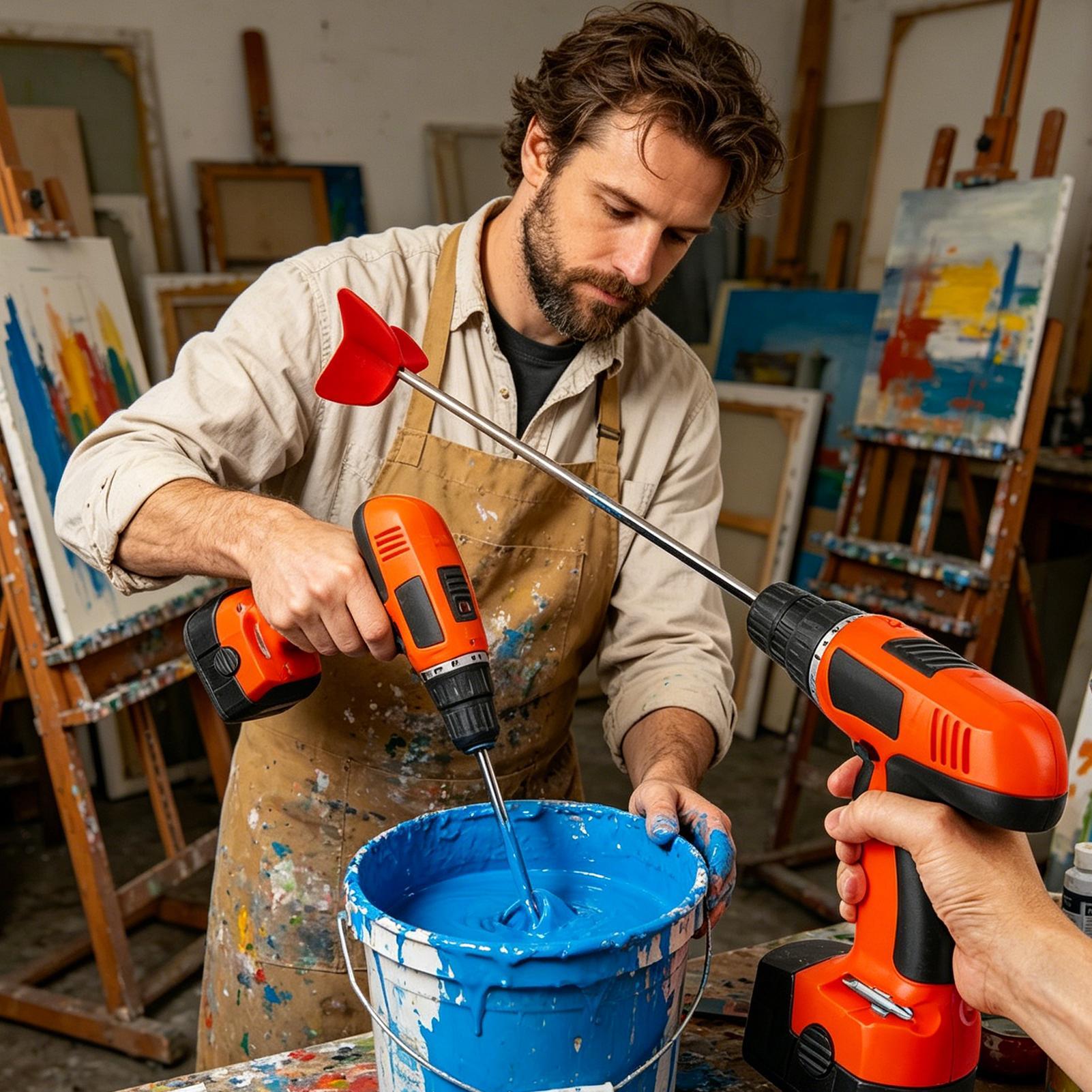 Paint Stirrer For Drill Portab - Heavy Equipment Mixer incelemesi ve fiyatı