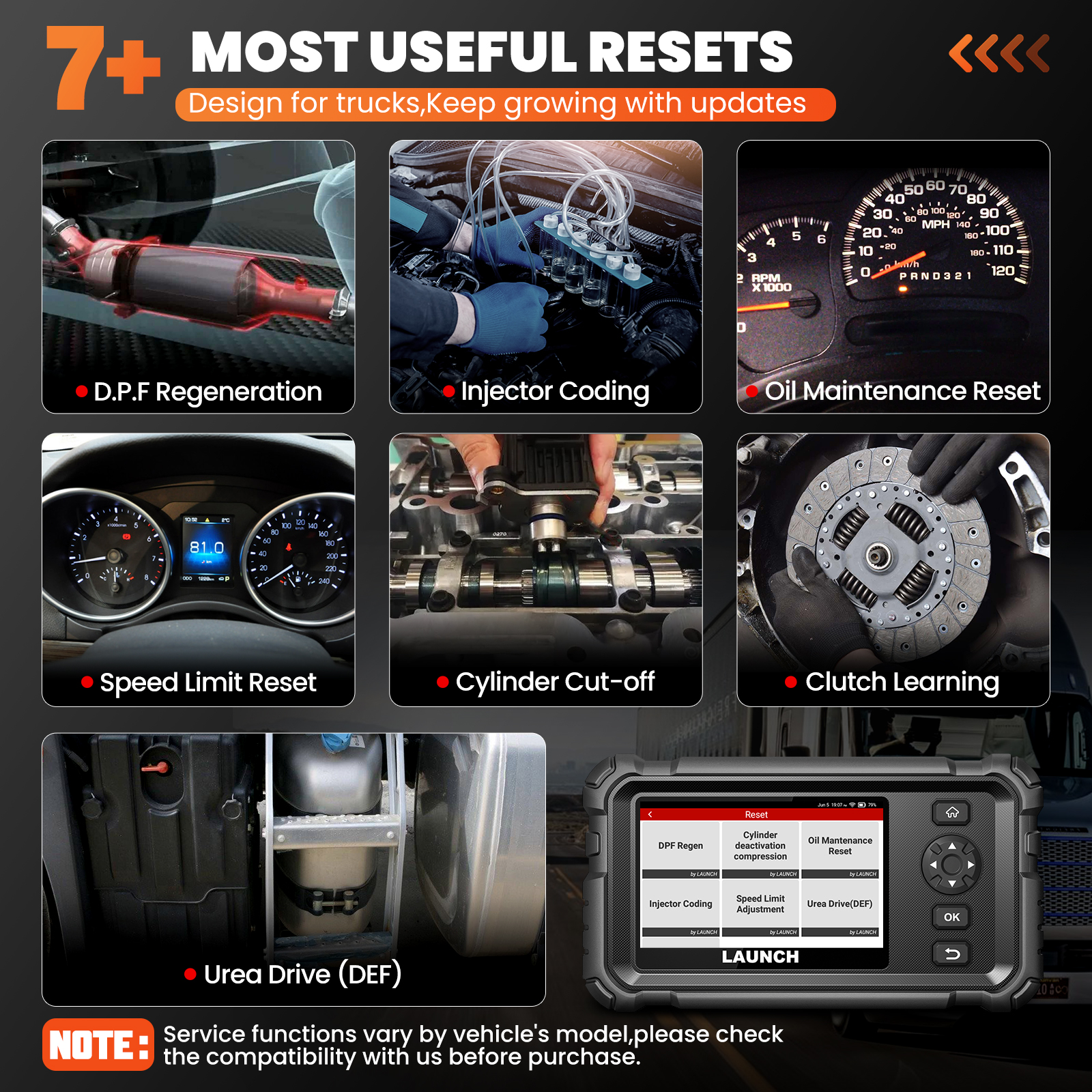 LAUNCH CRP129 HD Elite 24V Hea - Heavy Equipment Diagnostic Tool incelemesi ve fiyatı
