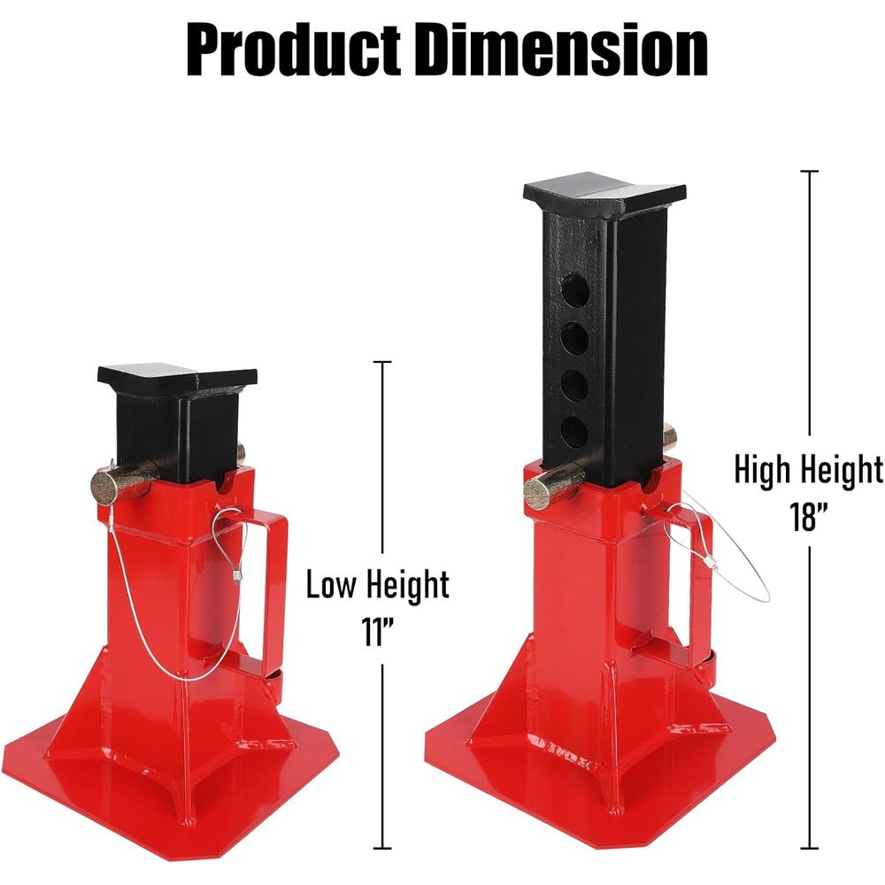 Heavy Duty Pin Type Profession - Heavy Equipment Jack Stands incelemesi ve fiyatı