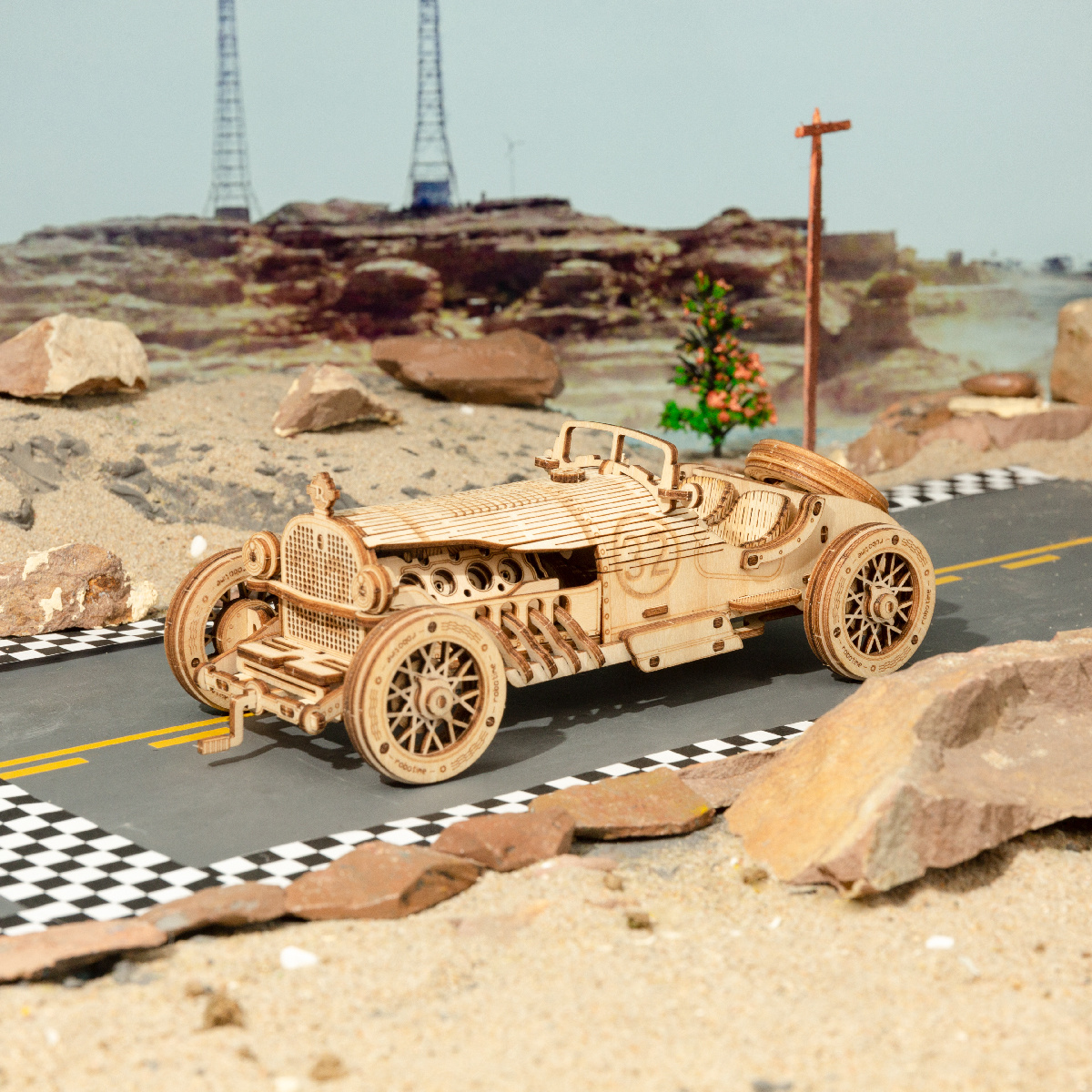 Robotime Rokr Classic Car 3D W - Heavy Equipment Truck incelemesi ve fiyatı
