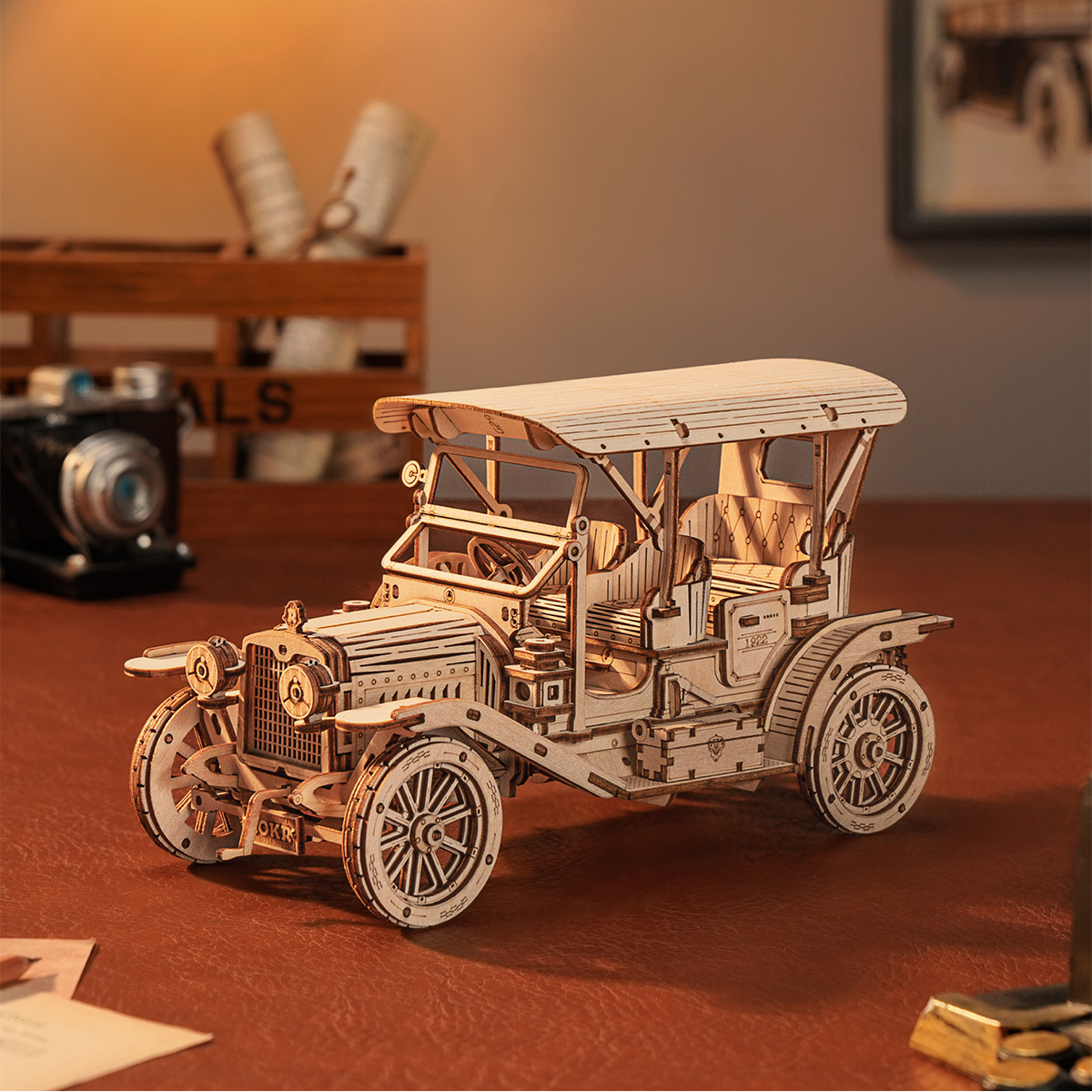 Robotime Rokr Classic Car 3D W - Heavy Equipment Truck incelemesi ve fiyatı