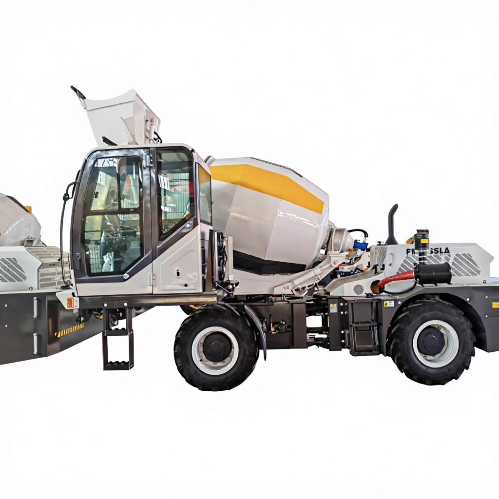 2.6m³ Self Loading Concrete Mi - Heavy Equipment Mixer incelemesi ve fiyatı