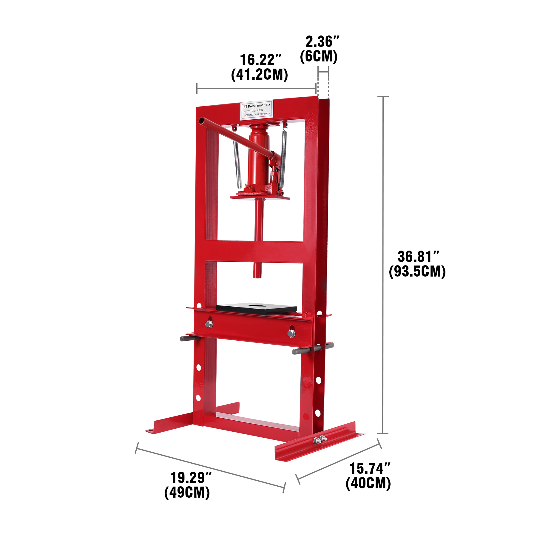 6 Ton Heavy Duty Hydraulic Ben - Heavy Equipment Repair Manuals incelemesi ve fiyatı