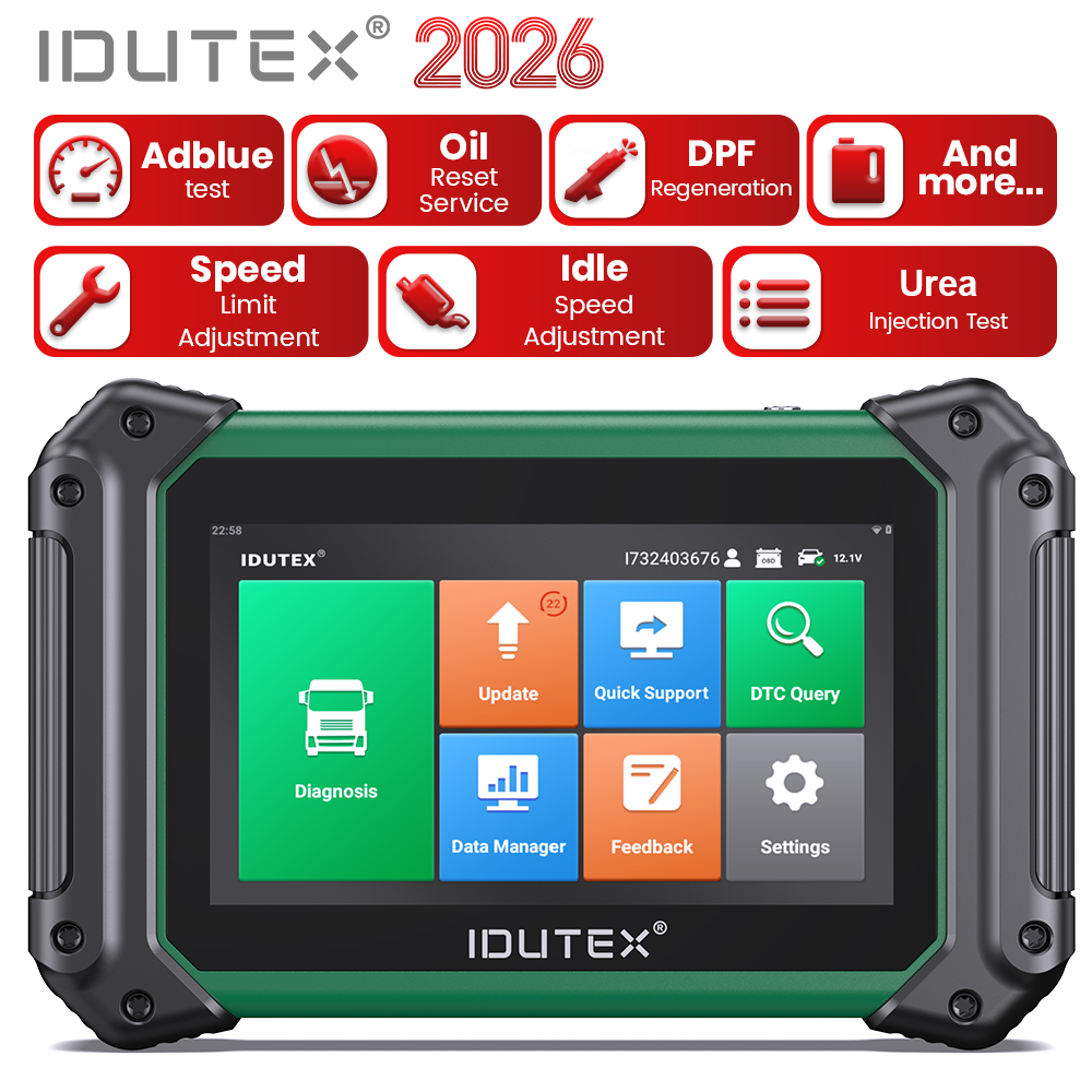IDUTEX TS710 HD Heavy Duty Tru - Heavy Equipment Diagnostic Tool incelemesi ve fiyatı