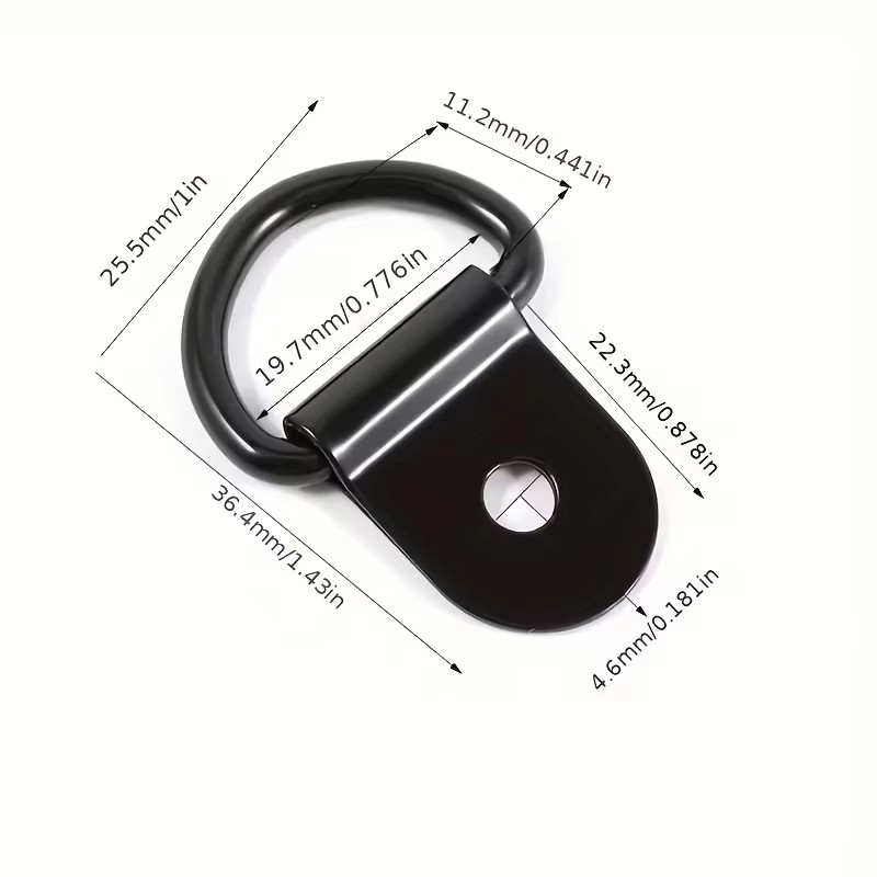 10Pcs D Rings Tie Down Anchors - Heavy Equipment Trailer incelemesi ve fiyatı