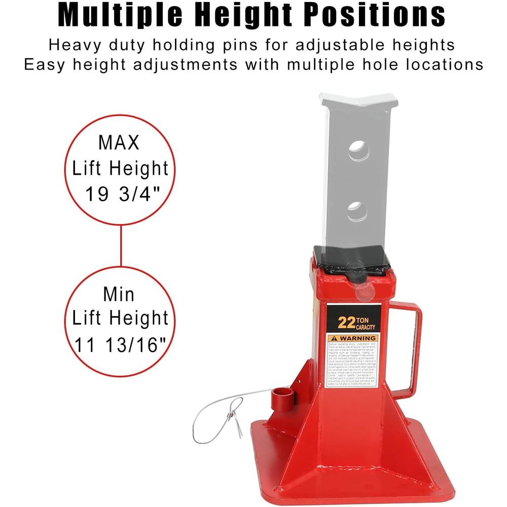 Adjustable 22 Ton Heavy Duty P - Heavy Equipment Jack Stands incelemesi ve fiyatı