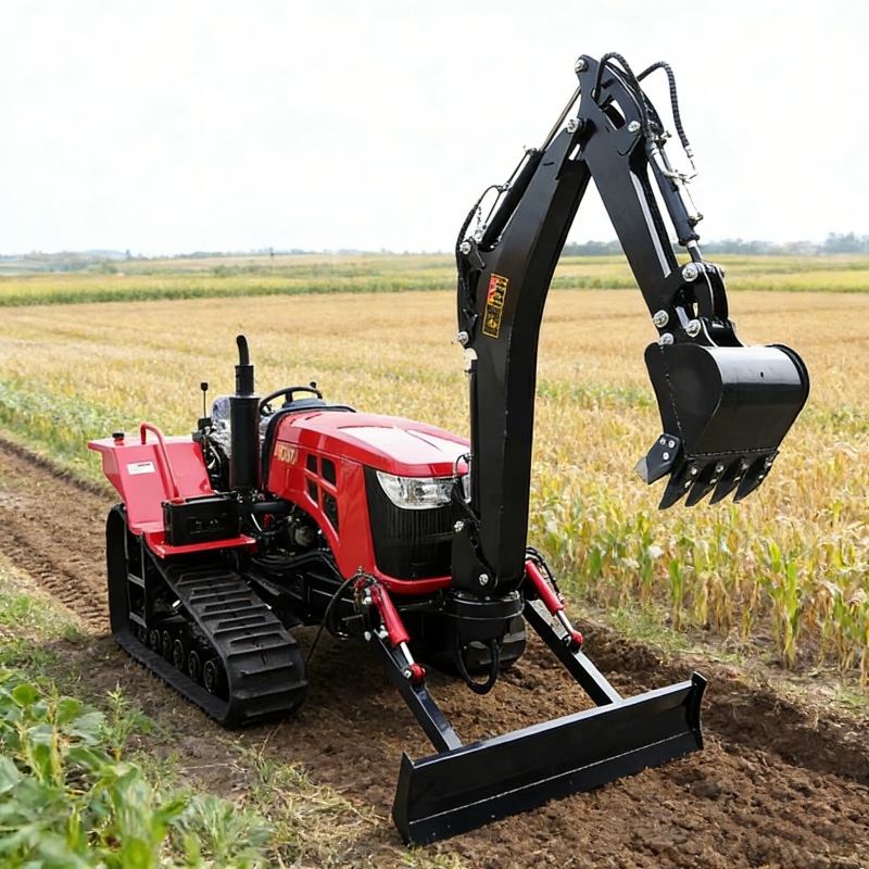Customized 80/120HP Rubber-tra - Tractor Backhoe incelemesi ve fiyatı