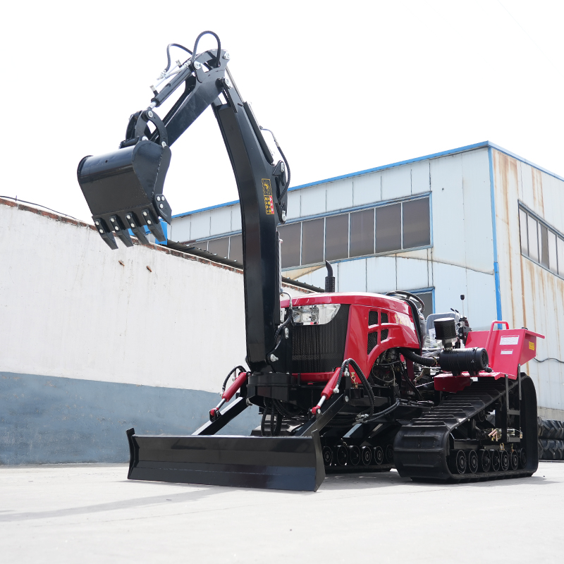 Customized 80/120HP Rubber-tra - Tractor Backhoe incelemesi ve fiyatı