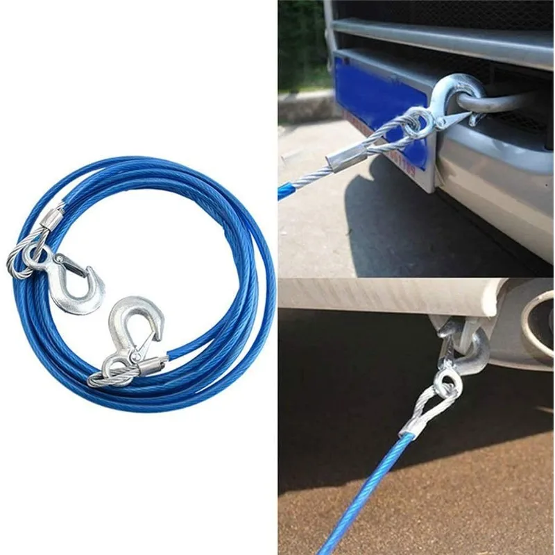 Car Towing Rope 3-7 Tons Steel - Heavy Equipment Trailer incelemesi ve fiyatı