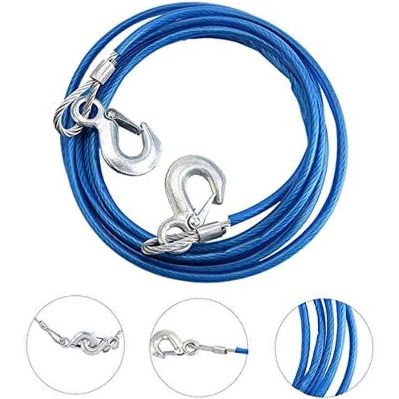 Car Towing Rope 3-7 Tons Steel - Heavy Equipment Trailer incelemesi ve fiyatı