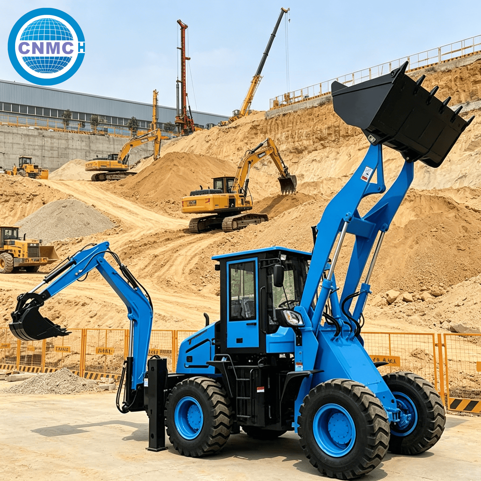 CNMC Backhoe Excavator Loader  - Tractor Backhoe incelemesi ve fiyatı
