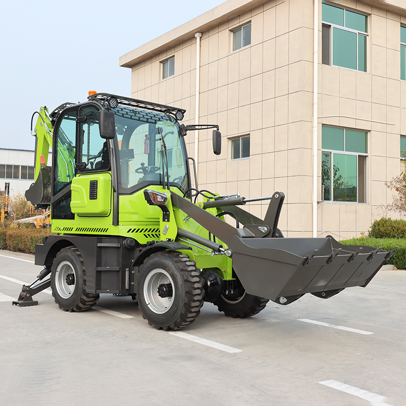 Chinese Backhoe Loader 4x4 EPA - Tractor Backhoe incelemesi ve fiyatı
