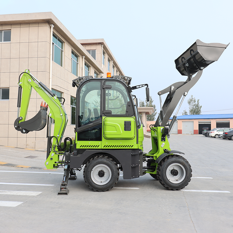 Chinese Backhoe Loader 4x4 EPA - Tractor Backhoe incelemesi ve fiyatı