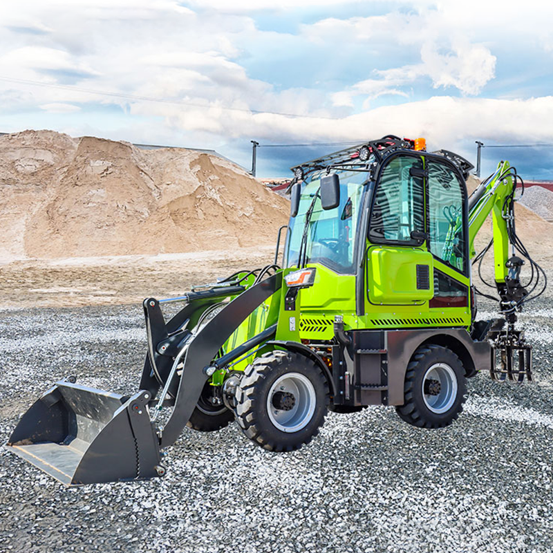 Chinese Backhoe Loader 4x4 EPA - Tractor Backhoe incelemesi ve fiyatı