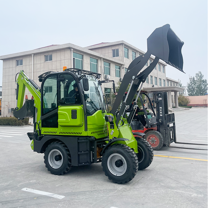 Chinese Backhoe Loader 4x4 EPA - Tractor Backhoe incelemesi ve fiyatı