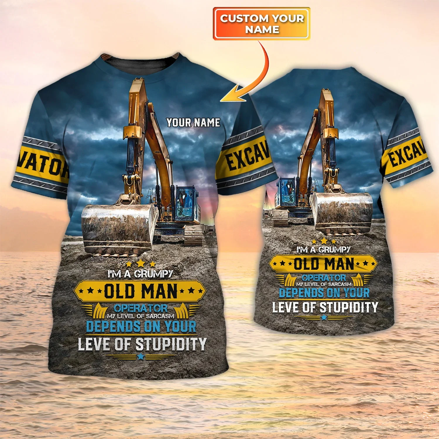 Newest Summer Fashion Men's T- - Heavy Equipment Names incelemesi ve fiyatı